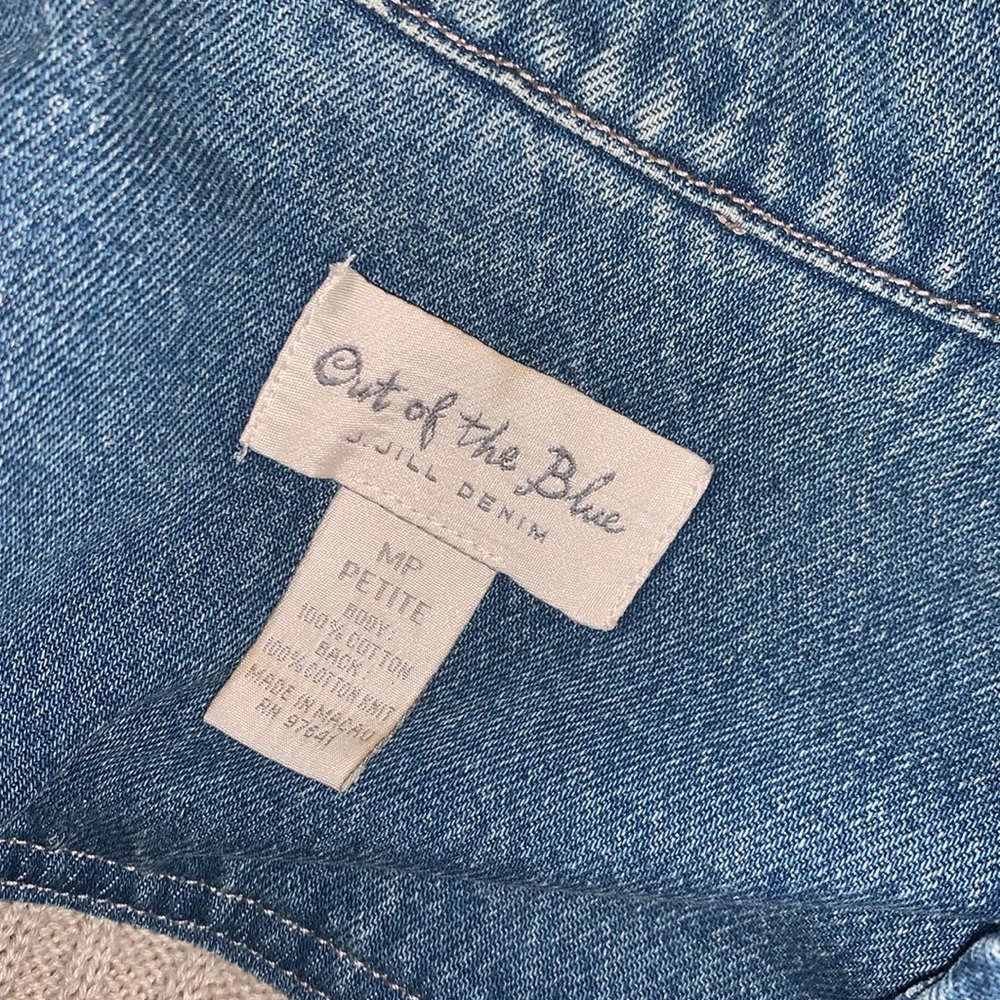 J. Jill Denim Out of the Blue Size PM Jean Jacket - Picture 12 of 12